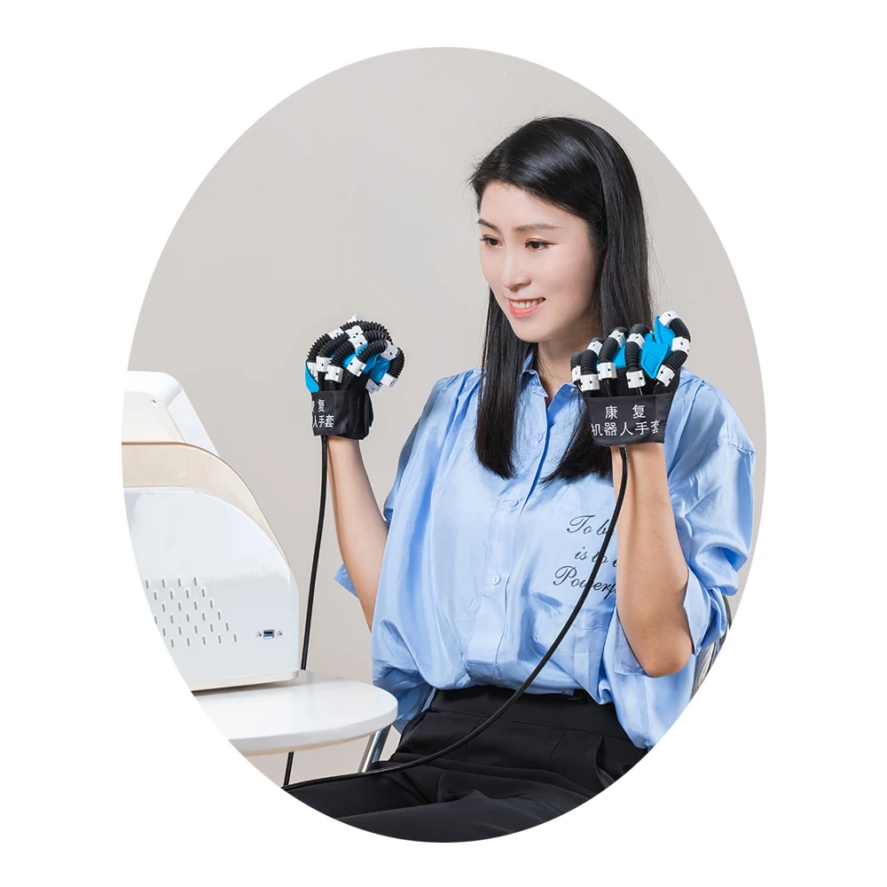 Guantes de rehabilitación de fisioterapia Guantes de mano robóticos Guantes de robot de rehabilitación