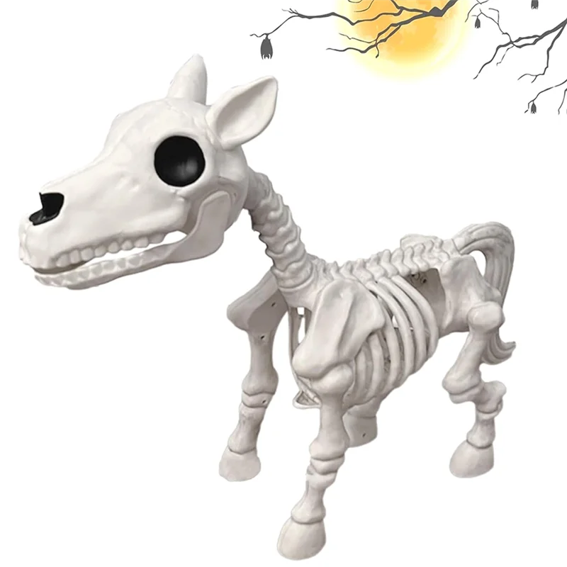 Halloween-Pferdes kelett, neue Pferdes chädel stütze, Pferdes kelett Halloween-Dekor, Skelett pferd Halloween-Tür