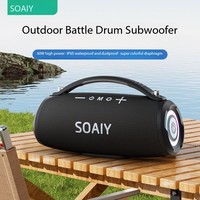 SOAIY S98MAX Wireless Bluetooth Speaker Portable Subwoofer Outdoor Waterproof Boom Box with Bluetooth 5.3 and 10800mAh Battery