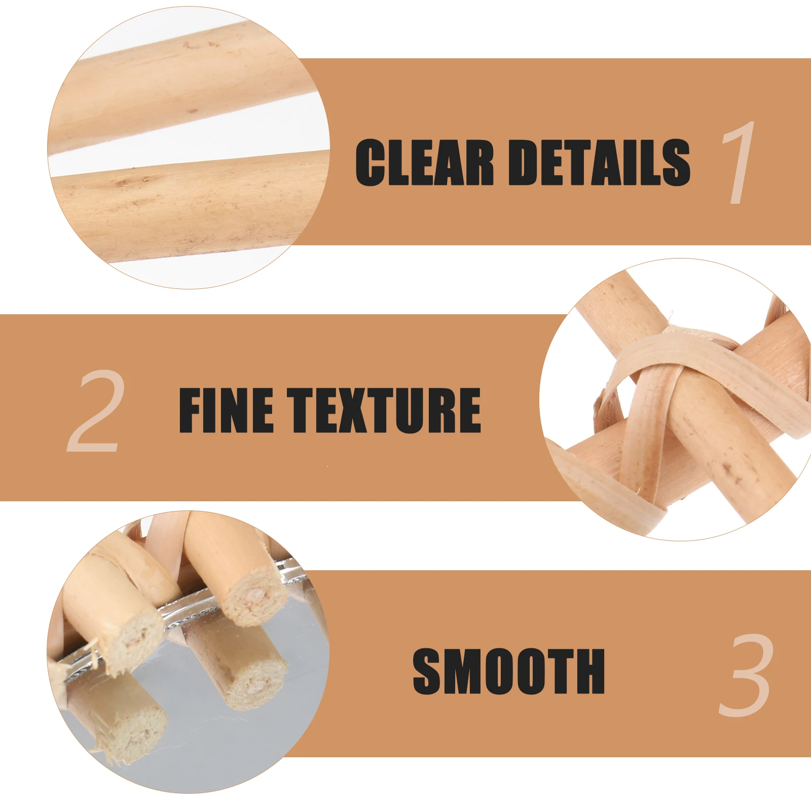 

1Pcs Handmade Willow Woven Decorative Wall Hanging Mirror Makeup Mirror Khaki Household Bathroom Decor