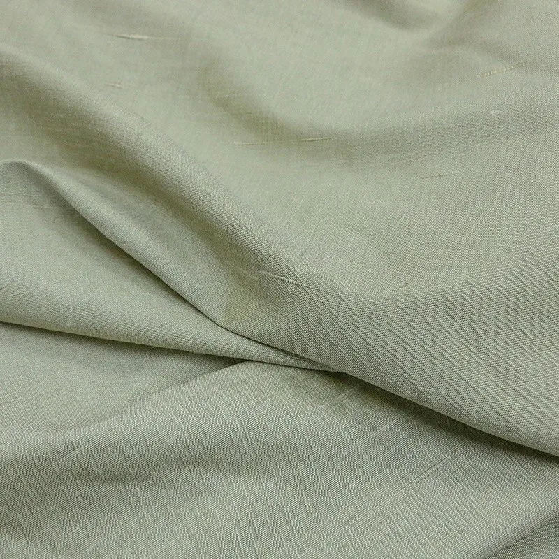 

Heavyweight tussah silk double-palace color woven fabric with for Hanfu clothing design