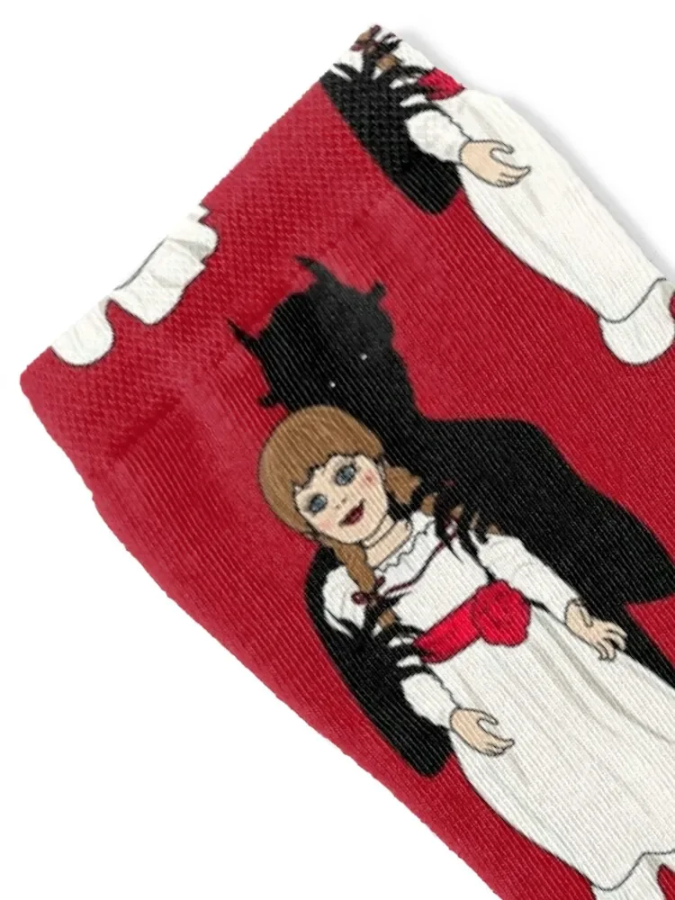 Annabelle The Demon Socks luxe moving stockings warm winter anime Women's Socks Men's