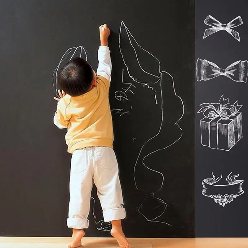 Large Black Board Sticker Large Chalkboard Wallpaper For Wall Self Adhesive Chalk Board Wall Sticker For Classroom Display