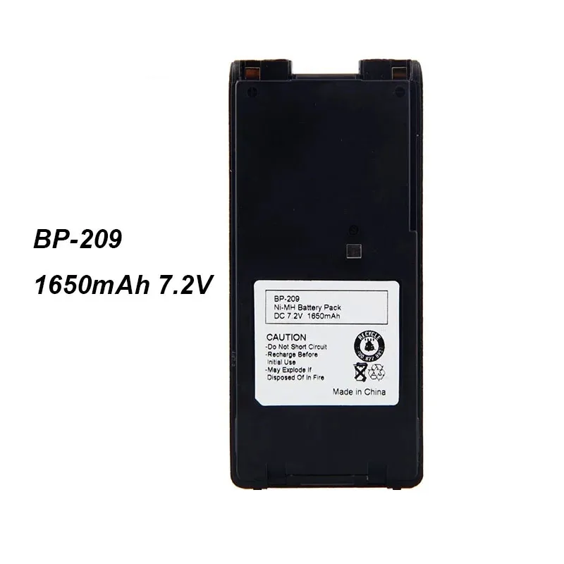 BP-209 BP-210N BP-210 1650mAh 7.2V Battery For Icom IC-A6E IC-A24 IC-F30GT IC-F12 IC-V8 IC-V82 IC-T3H Walkie Talkie