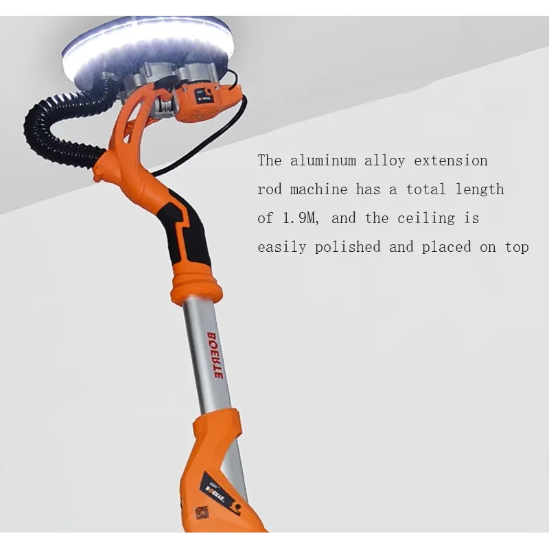 7204 طوي فرش طاحونة ساندر 750 واط 110 فولت-230 فولت جدار تلميع طحن مزدوجة مصباح ليد المعجون آلة الملمع