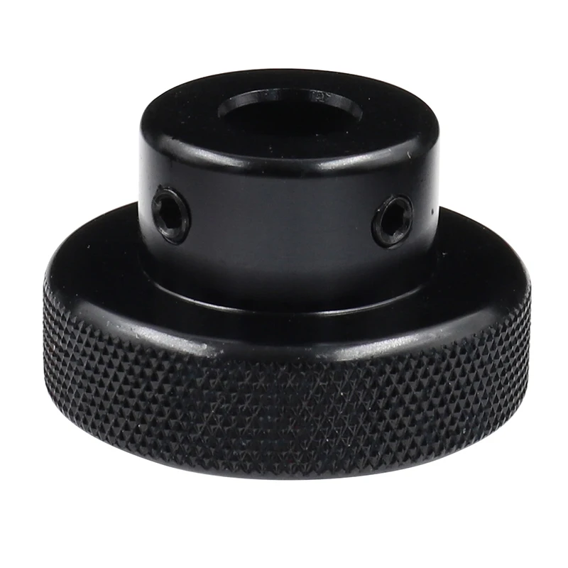 Imagem -05 - Black Aluminum Alloy Mini Handwheel para Torno Roda de Mão Mecânica Torno Cnc Processing Equipment Torno Machine Parts 1pc