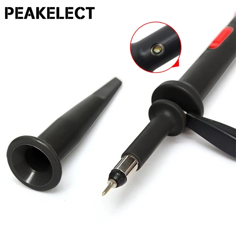 Peakelect P7300 300MHz Oscilloscope Probe with BNC Protective Cap Adjustable Scope Probe X1/X10 DC-300MHz