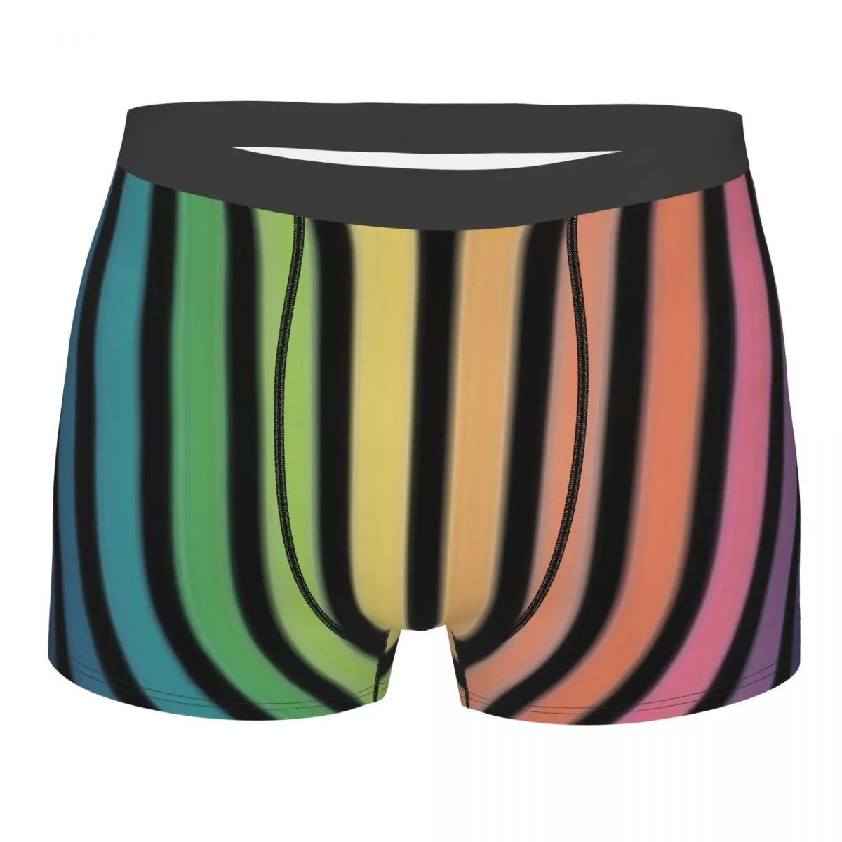 

Красивые радужные трусы гордости Allyship ЛГБТ любовь дышащие трусы Мужское нижнее белье вентилируемые шорты Боксеры Трусы