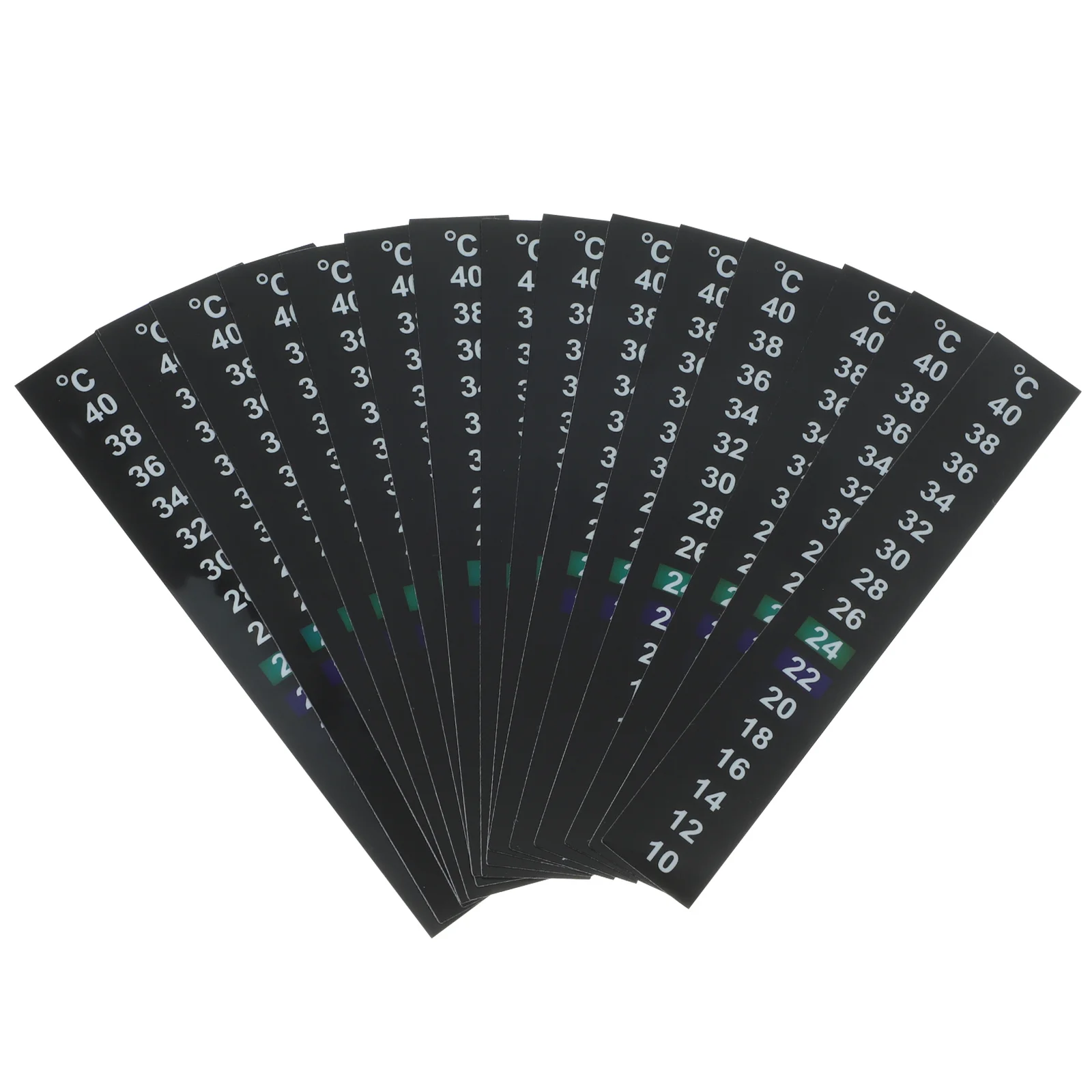 

15Pcs Special Liquid Crystal Thermometer Strip Easy Read Temperature Measuring Strip for Fish Tank Aquarium Indoor Temperature