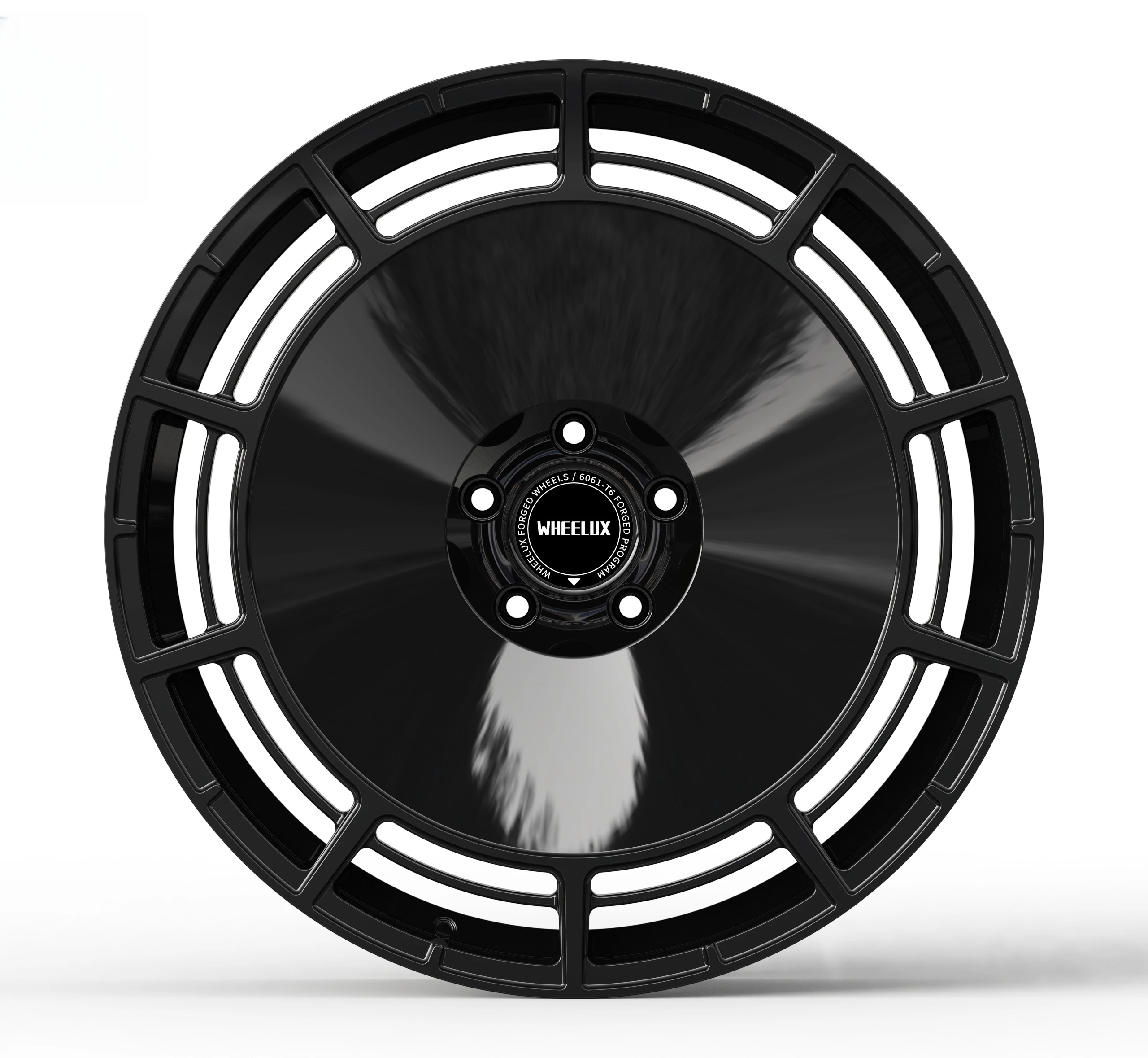 for fit luxury cars 5 hole  gloss black Monoblok 16inch-24inch alloy wheels forBentley mercedes benz