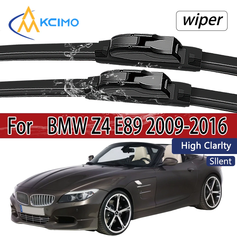 

For BMW Z4 E89 2009-2016 Front Windshield Wiper Blades 2pcs Windscreen Window Accessories