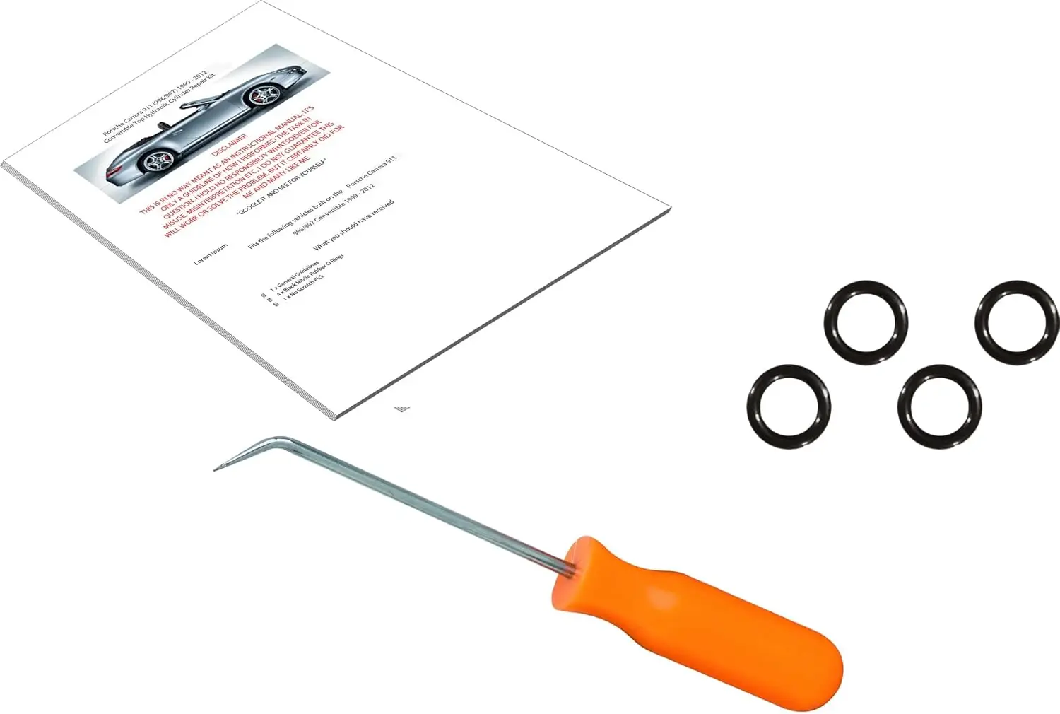 

Ремкомплект гидравлического цилиндра на крыше, совместимый с Porsche Carrera 911 1999-2012 гг. (996/997)