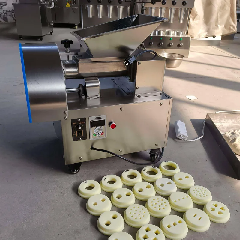 150-200KG/H Bun Dough Cutting Machine Biscuit Dumpling Dough Flour Rounder Cutter Sheeter Machine Dough Divider