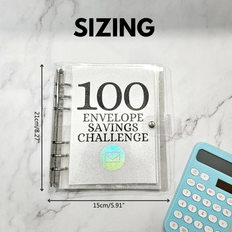 Bộ công cụ lập kế hoạch ngân sách với phong bì tiền mặt và nhãn dán số để lập ngân sách