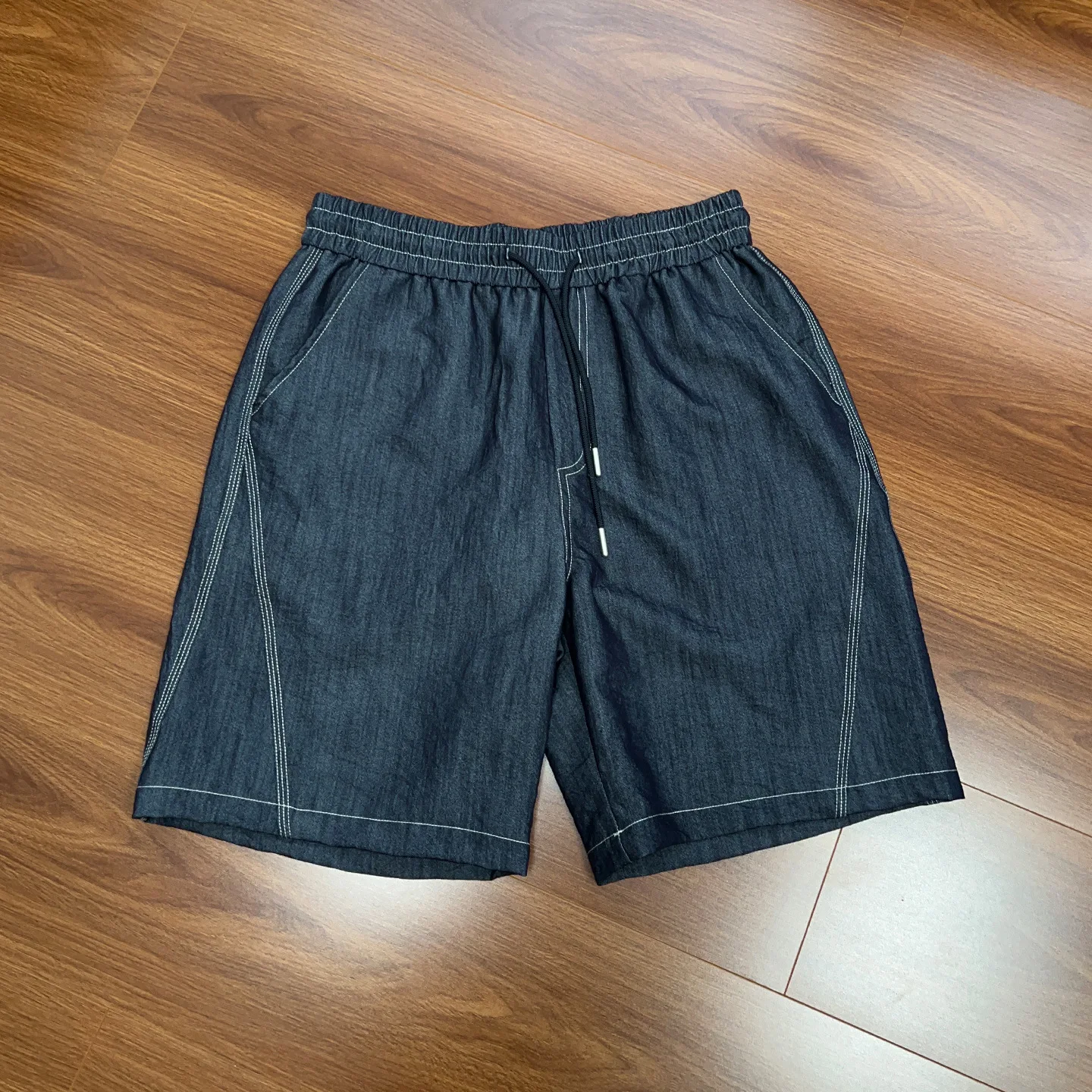 Old Qianfeng Primary Color Jeans Cool Breathable Shorts Casual Versatile Loose Five-point Pants Men