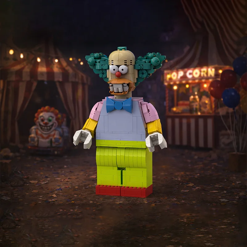 

685pcs MOC Upscaled Minifigure Simpson Joker Model Building Blocks Toy Assemble Creative Collectibles Brick Kids Birthday Gift