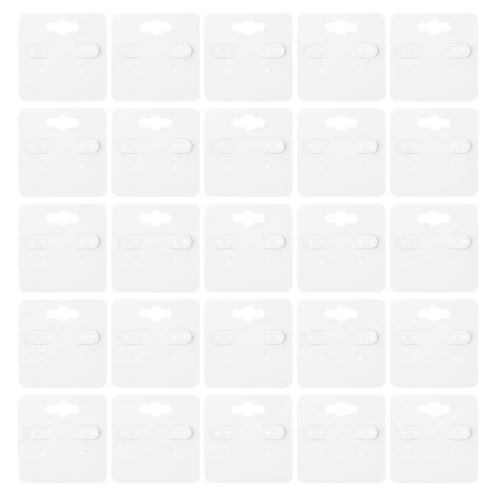 

200Pcs Paper Earring Display Cards Ear Stud Packaging Holders for Jewelry Selling Retail Plain Cardboard Card Pack