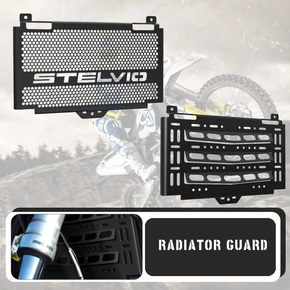

For Moto Guzzi Stelvio 1200 2008 2009 2010 Radiator Guard Grille Stelvio 1200 Motorcycle Accessories Oil Cooler Cover Protection