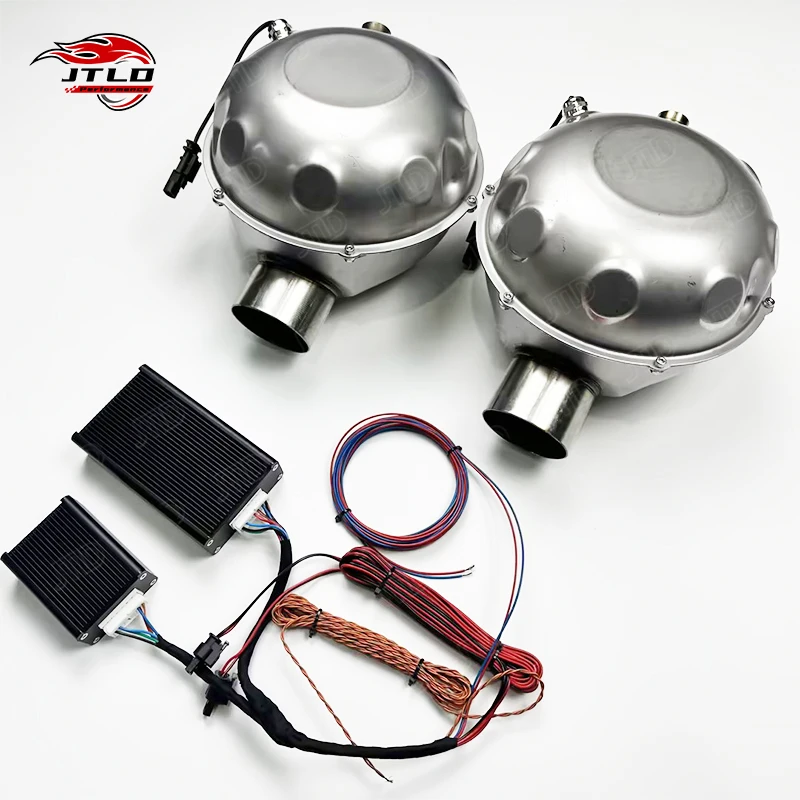 JTLD Electronic Active Exhaust Sound Booster Pro Two Speaker Kits + Smartphone Control Other For Car Exhaust System
