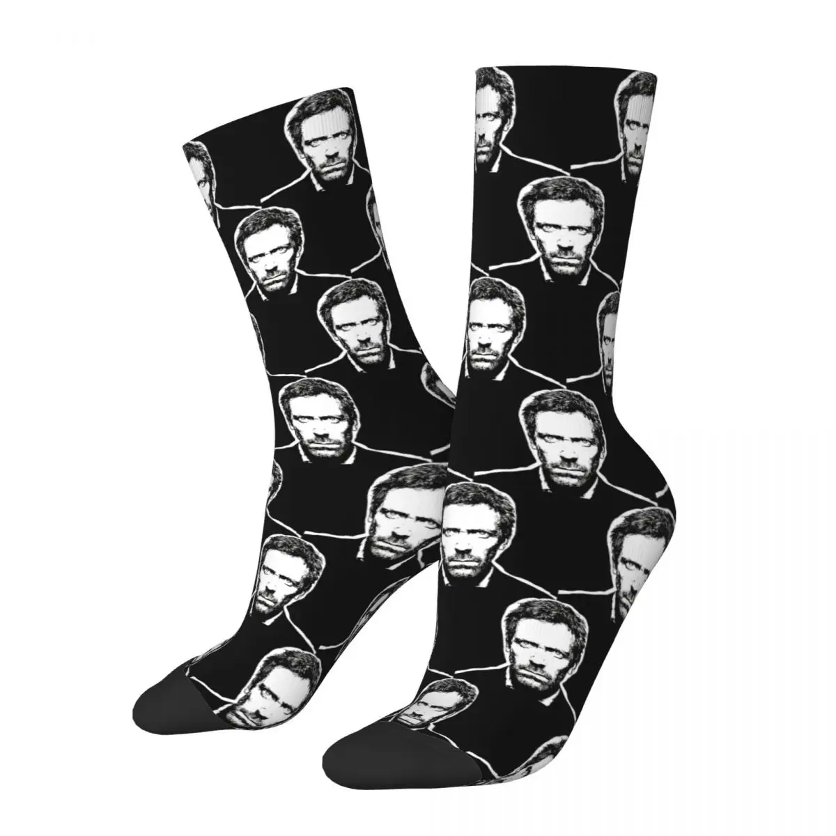 Dr. Gregory House Stockings Unisex Men Socks High Quality Funny Socks Spring Running Sports Anti-Slip Pattern Socks Gift Idea