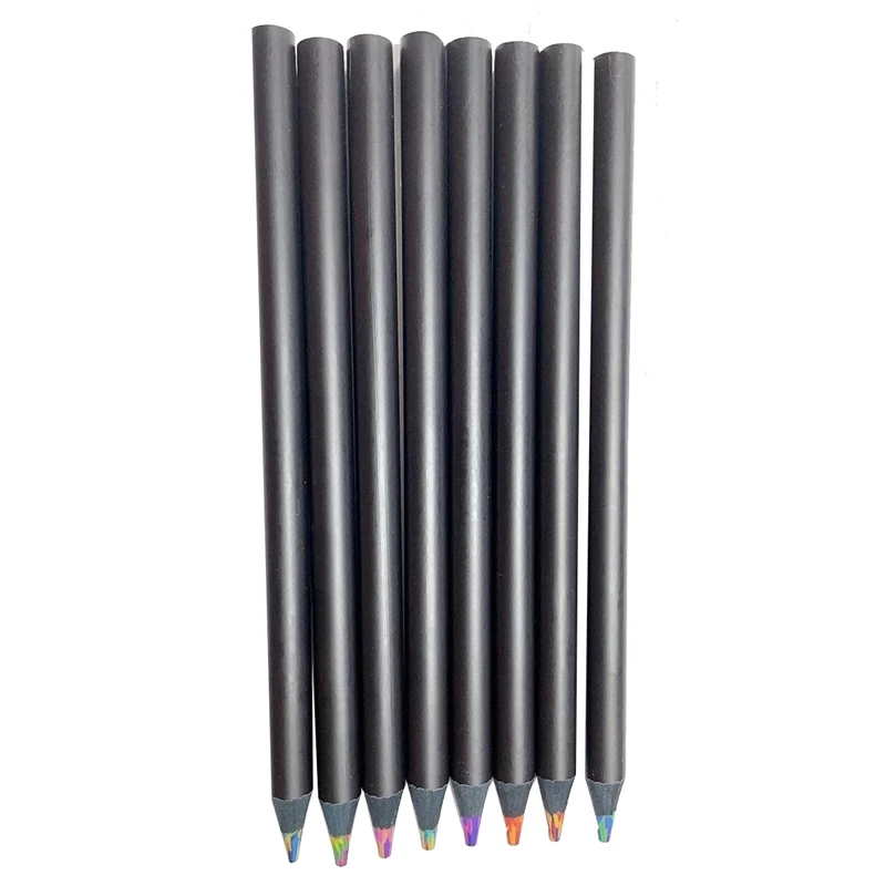 8 Colors Rainbow Pencils For Adults, Multicolored Pencils For Art Drawing, Coloring, Sketching