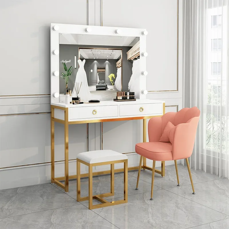 dressing table, special lamp for photo studio, dressing table for makeup wedding shop