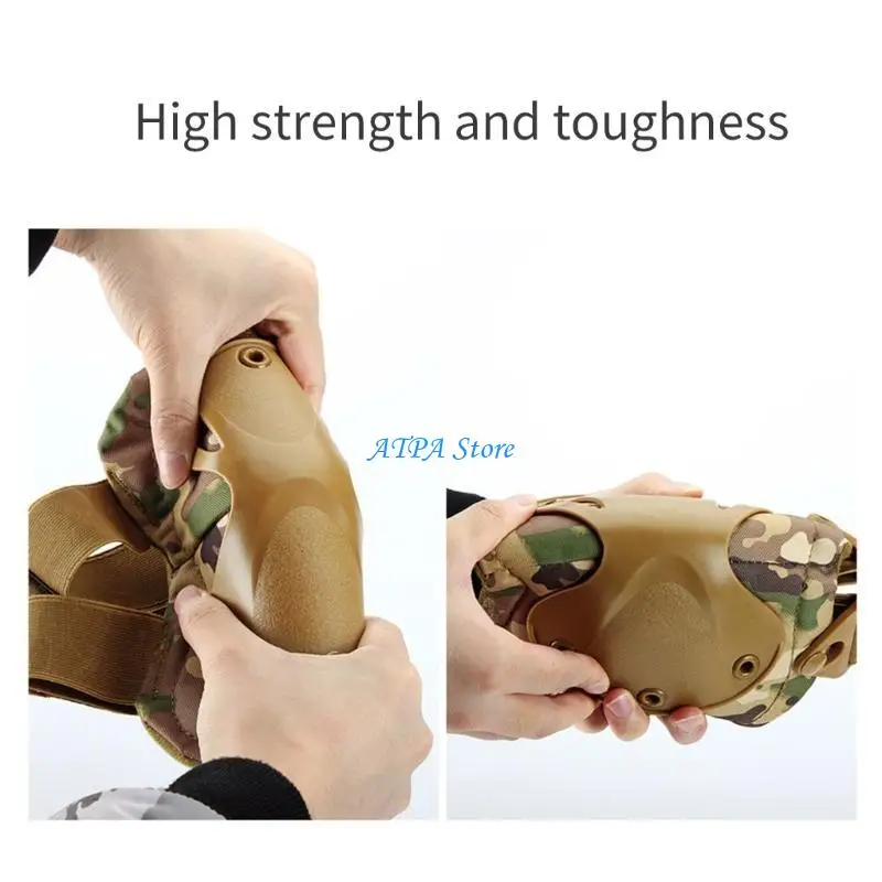 U13C الركبة وسادة الكوع حامي الرياضة في الهواء الطلق الصيد نيباد سلامة الكوع منصات مجموعة