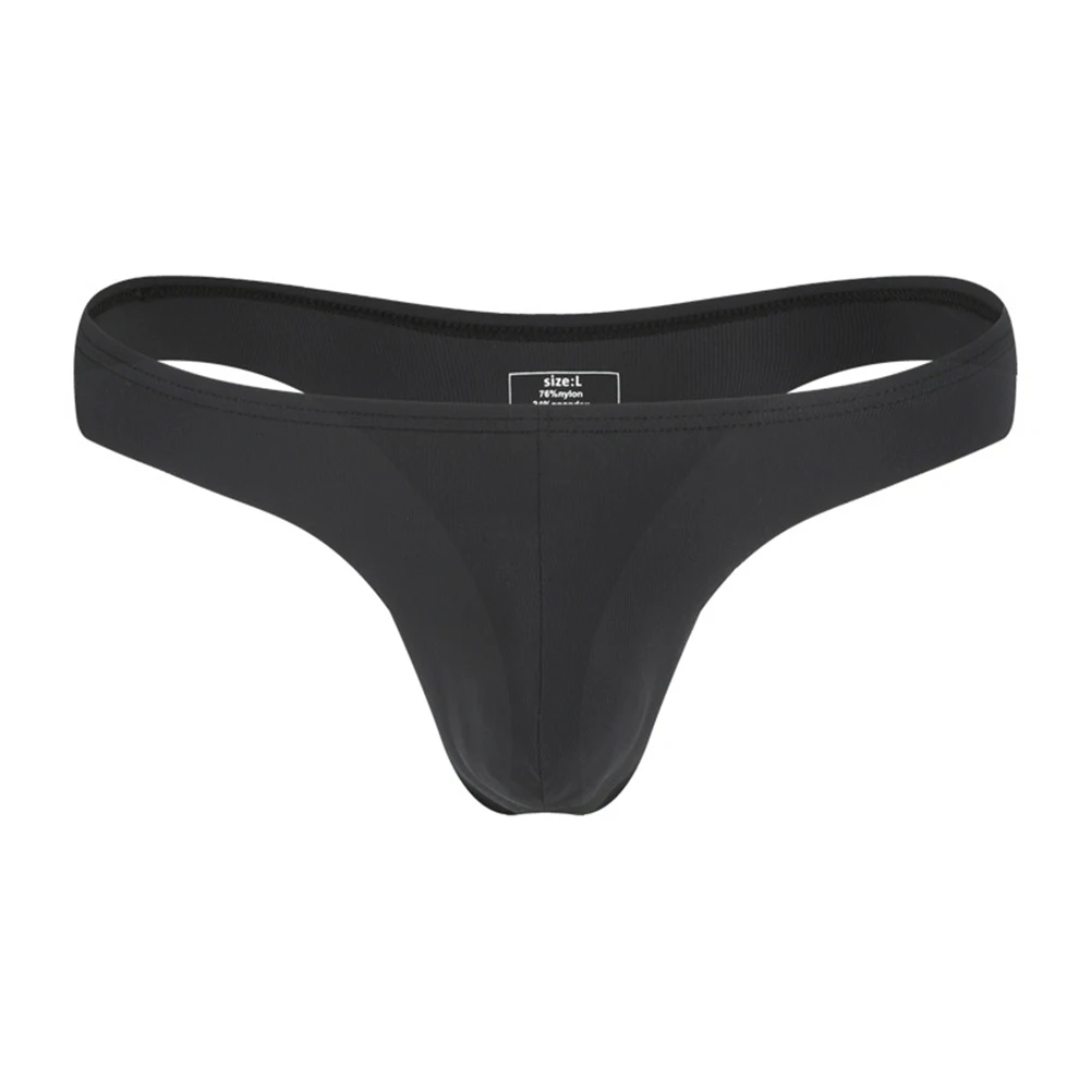 Men Underwear Pouch Thong Tanga Low Waist Seamless G-strings T-Back Panties Breathable Bottoms Top  Brief Boys' Underwear