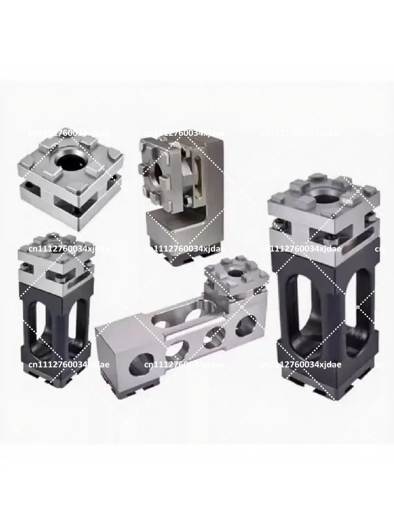 Precision CNC Carving Small Copper Male Manual Chuck D56-60mm Square Electrode Holder for EDM Spark Machines ER/3R Interface