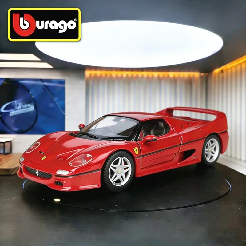 

Bburago 1:24 Ferrari F50 Alloy Sports Car Model Diecast Metal Track Racing Car Vehicle Model Simulation Collection Kids Toy Gift