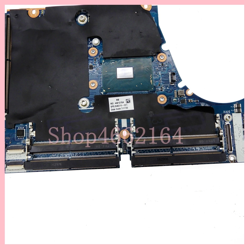 Imagem -05 - Placa-mãe Portátil para hp Cpu Notebook Mainboard La-c381p I76820hq 15-g3 15 g3