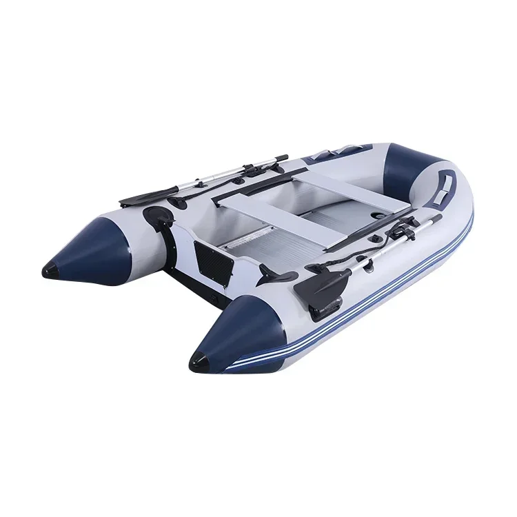 Seawalker 11ft/330cm inflatable boat with high pressure 0.9mm PVC air tube and aluminum floor for fishing