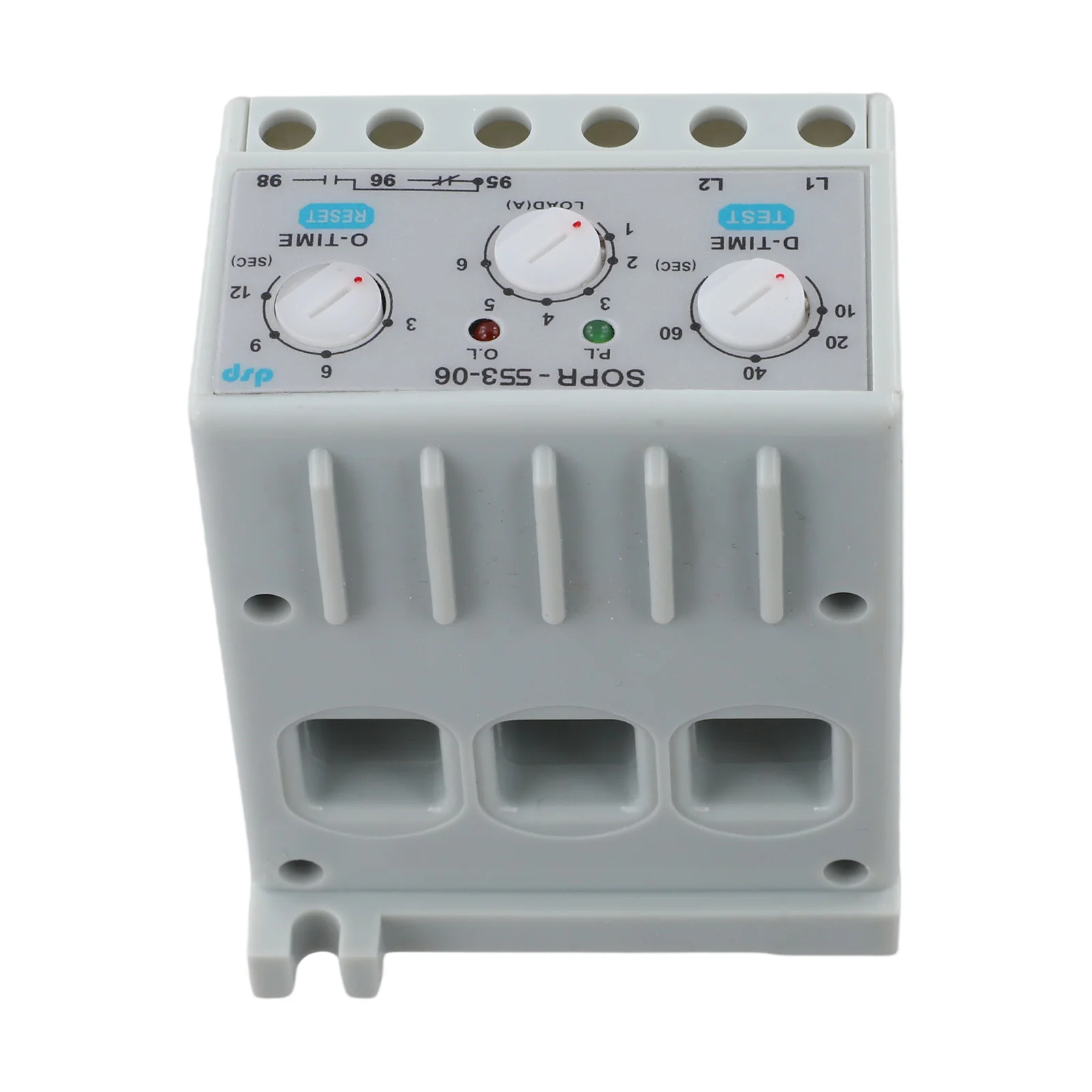SOPRSS3220 Motor Protection Relay Featuring Overcurrent Trip Phase Loss Detection and Energy Efficient Low Consumption Design