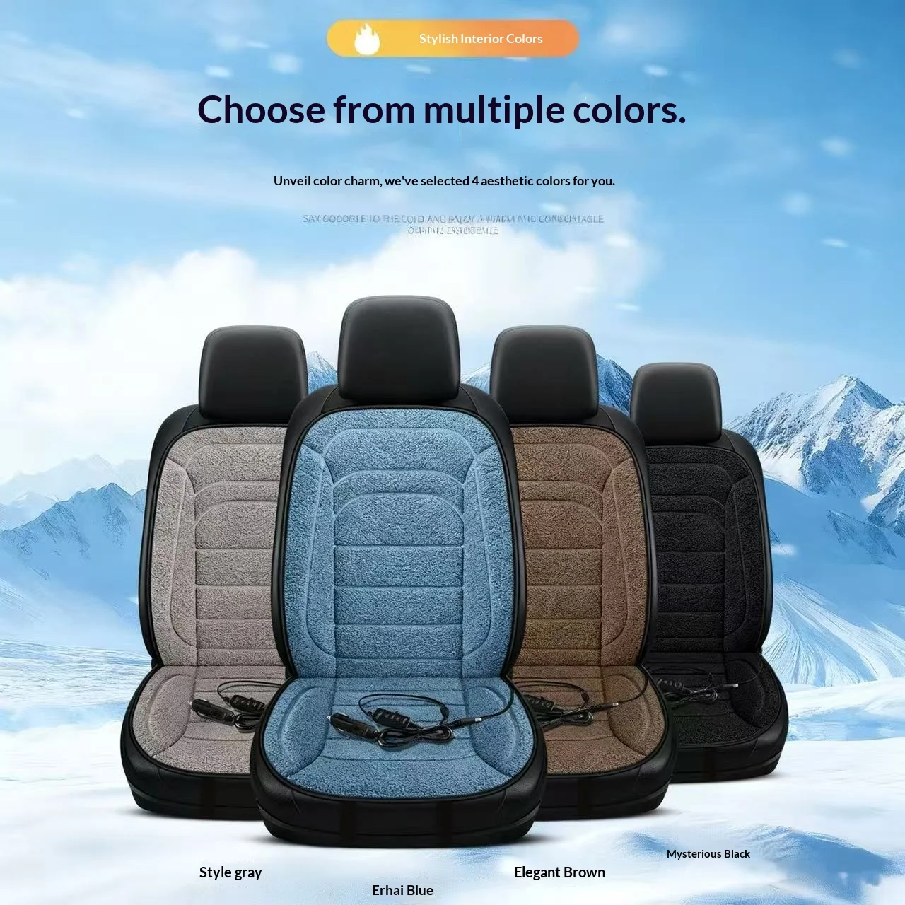 

Winter Single/Double Seat Car Heating Cushion: Intelligent Constant Temperature Comfortable Warm Breathable & Stain-Resistant