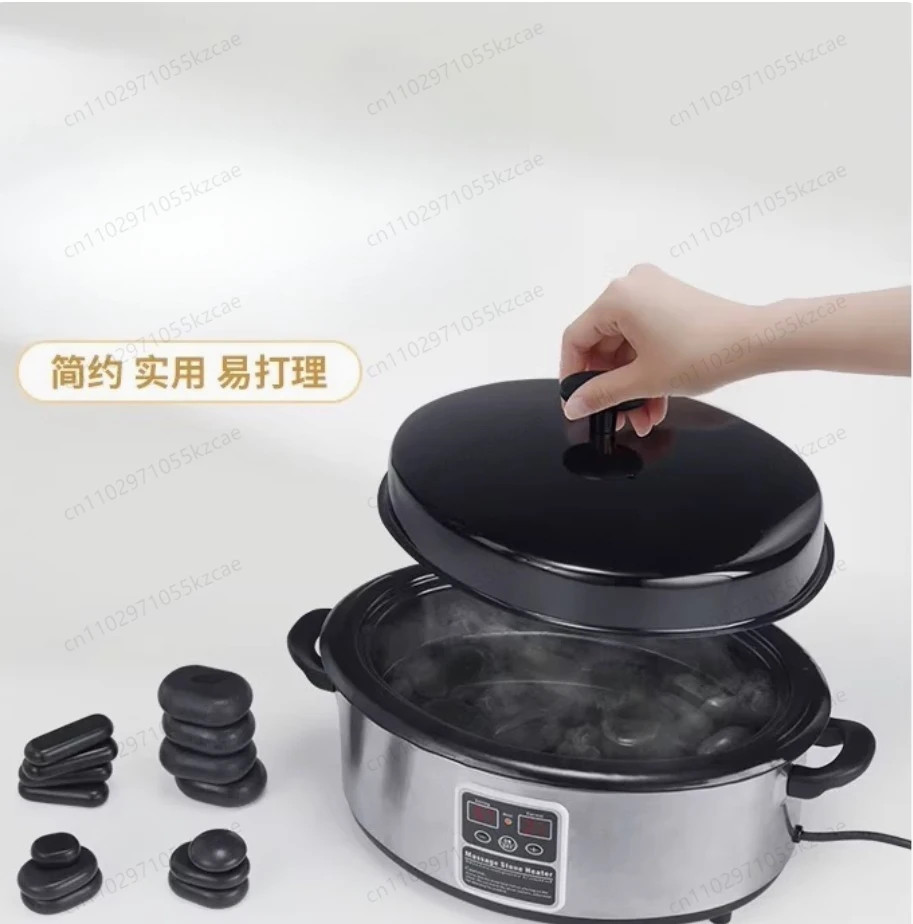 

Massage hot stone heating pot touch screen digital display constant temperature heater