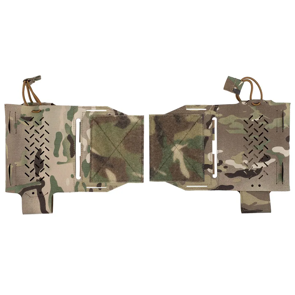 2Pcs Hunting Vest MK2 Chest Rig Plate Carrier Expander Wing Pouch Radio Walkie-talkies Holder Bag Tactics MAG Bag