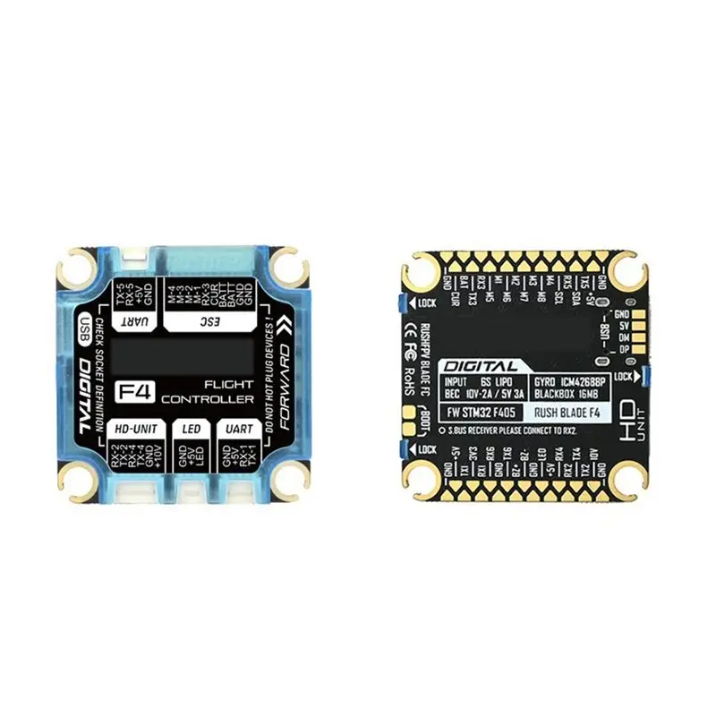 ABTI-F405 BL32 HD Analog Digital FC Tower 50A 24K Super 128K Extreme ESC Stack SPORT F4 Unit FPV Racing Drone Controller