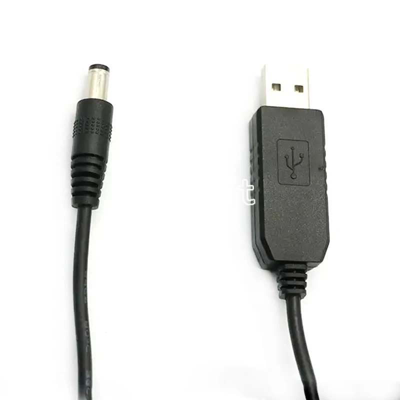 USB Power Boost Line DC 5V To 9V / 12V Step UP Module Converter Adapter Cable 2.1x5.5mm Plug