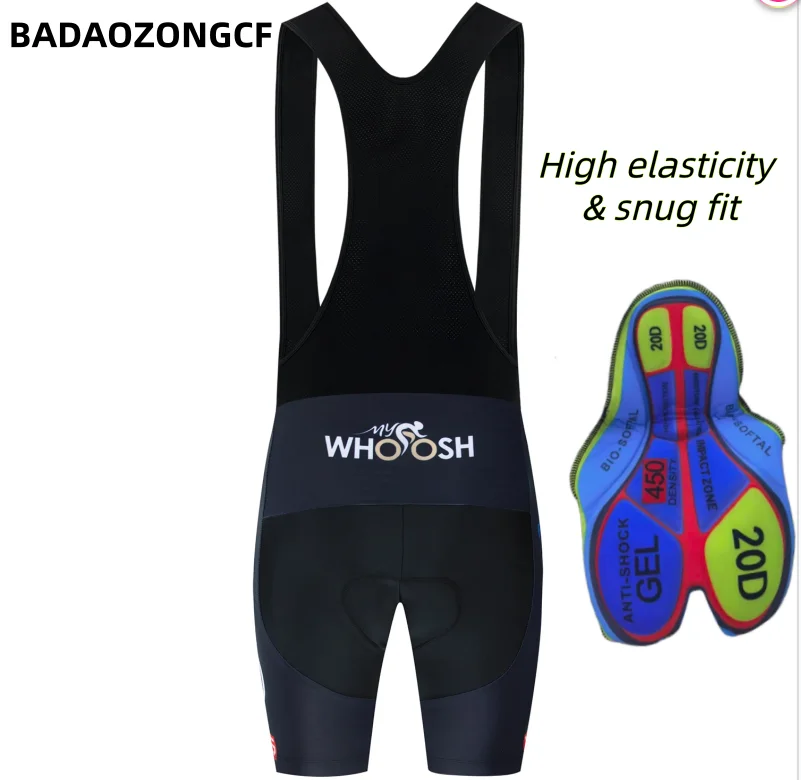 

2025 UAE Cycling Shorts Men's Riding Shorts Summer MTB Bicycle Short Tights pants 19D Gel Pad Bike Team Racing Wear ciclismo