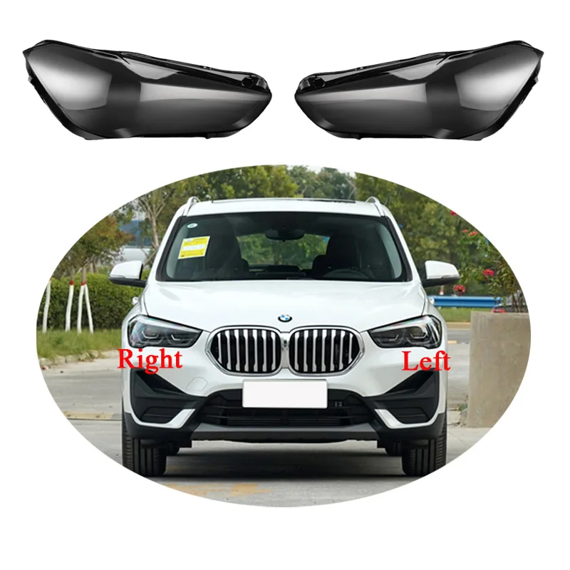 

Для BMW X1 F49 2020-2022 Автомобильная Передняя фара Крышка объектива корпус фары прозрачный абажур корпус для передней фары стеклянная фотолампа