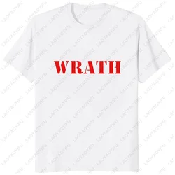 Summer New Arrival Limited WRATH Natural Selection Men T-Shirt Streetwear Short-Sleeve Casual O-Neck T Shirts Hipster Style Tees