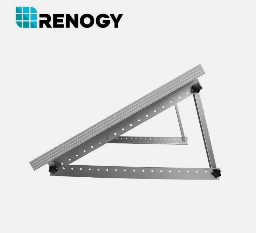 

Rooftop Flat Surface Adjustable Frame Alloy Photovoltaic Bracket Portable Renogy Solar Panel Tilt Mount Brackets