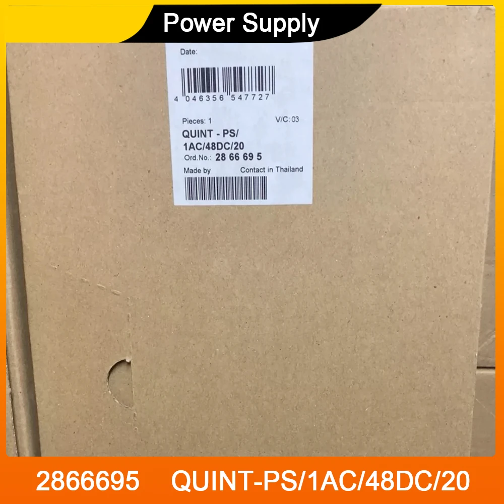 

2866695 QUINT-PS/1AC/48DC/20 For Phoenix Power Supply