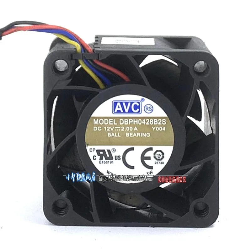 ORIGINAL DBPH0428B2S 12V 2.00A 4028 40*40*28mm NEW COOLING FAN RADIATOR