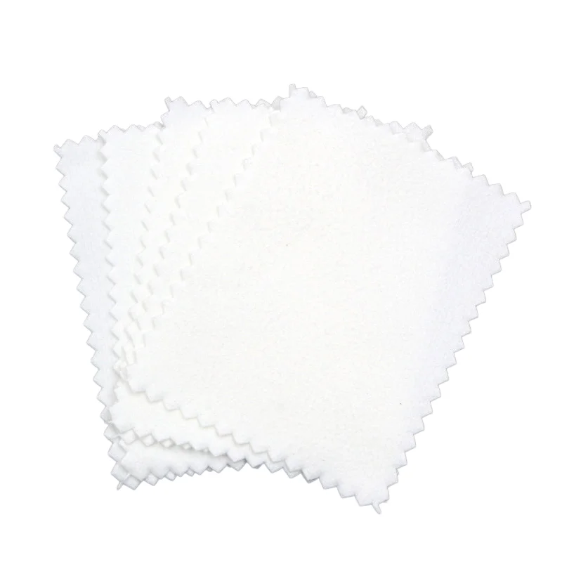 10 Pcs Jewelry Polishing Cleaning Cloth For Gold Silver Rings Necklaces Bracelets Tarnish Remover Wipes
