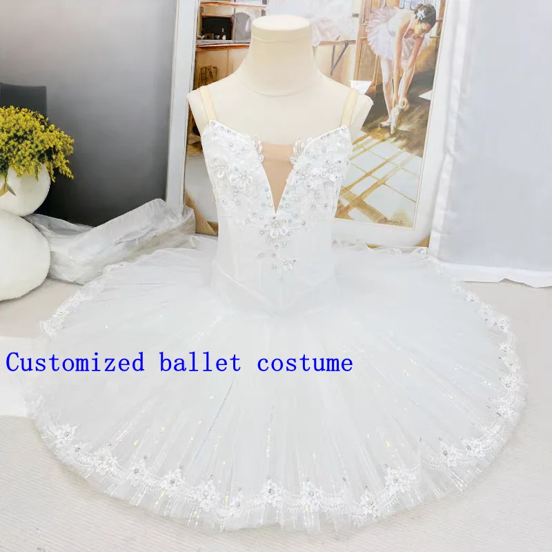 Customized Ballet Skirt Silver Fairy Sleeping Beauty Ballet Skirt Performance Skirt Picture Elastic Regular Edition