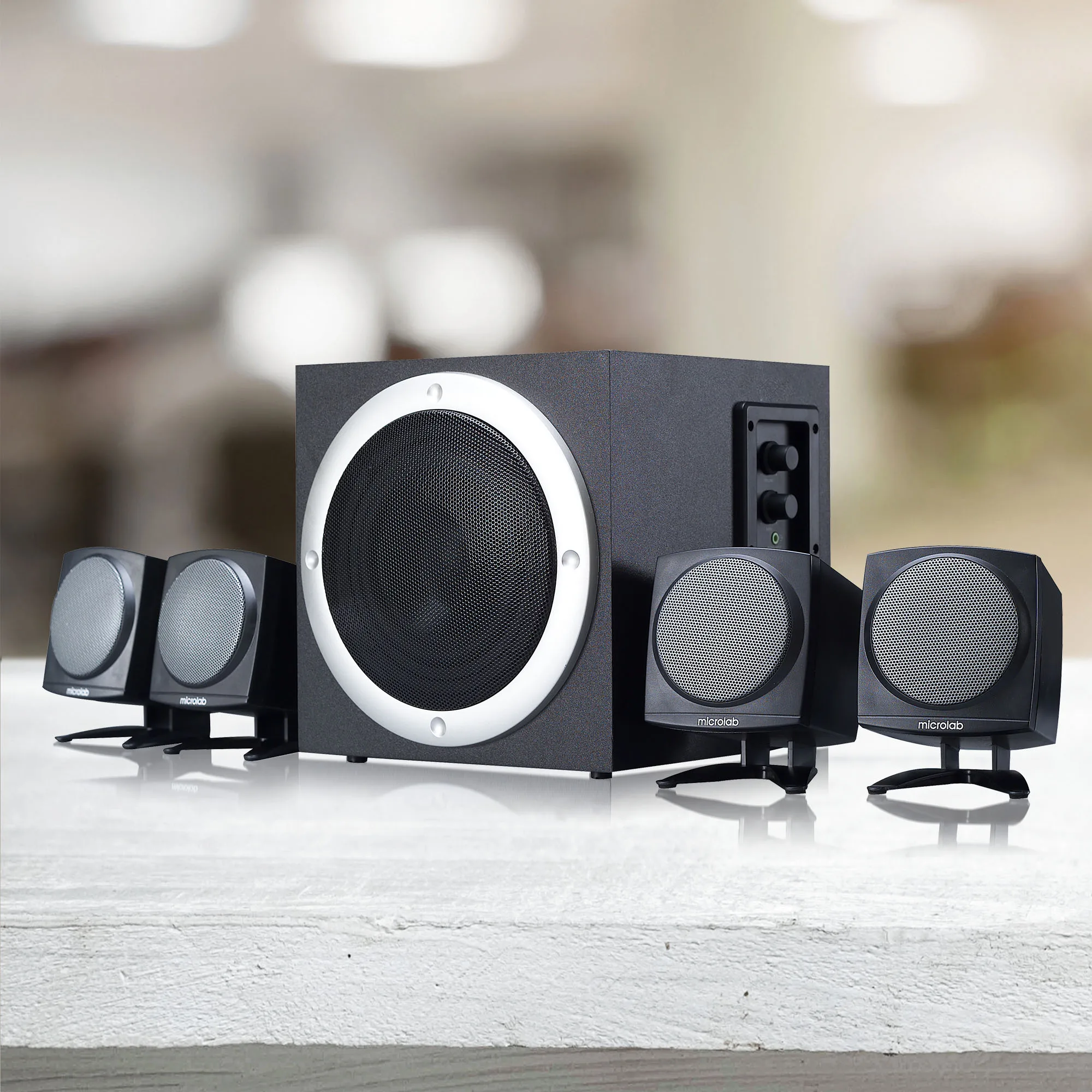 

4.1 Система домашнего кинотеатра Blue Tooth Портативный динамик Аудиосистема Громкий звук Hi-Fi Сабвуфер Динамик