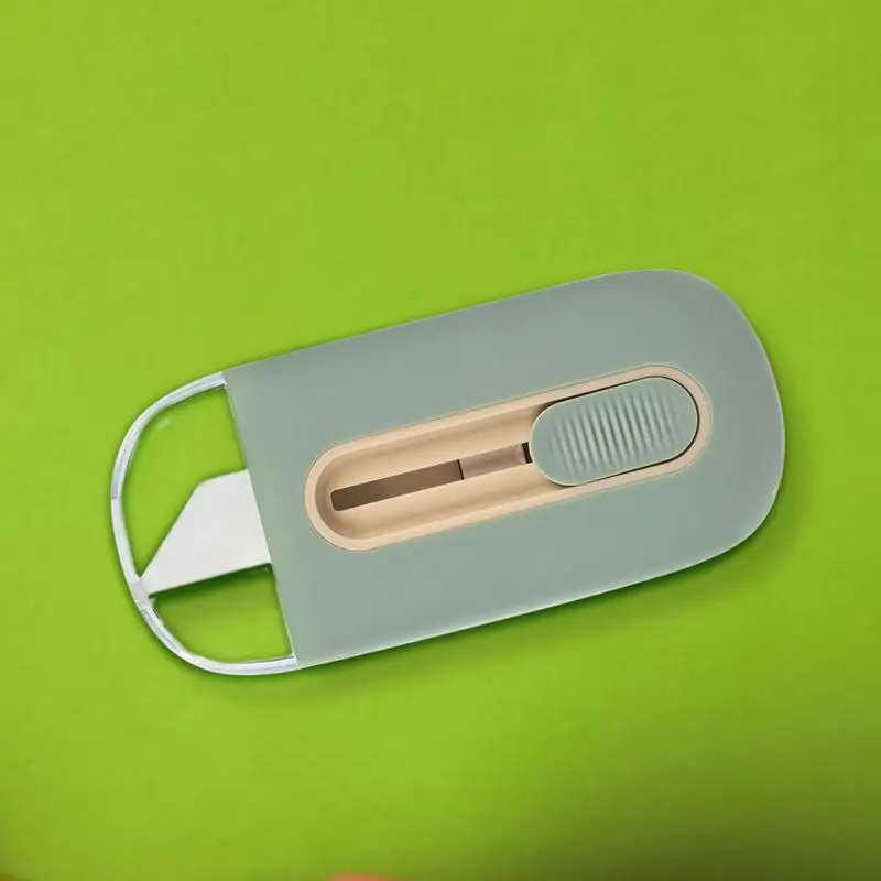 Paper Cutter Unwrapping Tool Wrap Box Opener Letter Opener With Automatic Locking Function Box Cutters For Family Bag Envelope