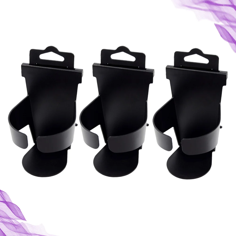 

3Pcs Car Beverage Holder Sturdy Vehicle-Mounted Drink Cup Rack Car Door Seat Back Water Cup Rack Stable Design
