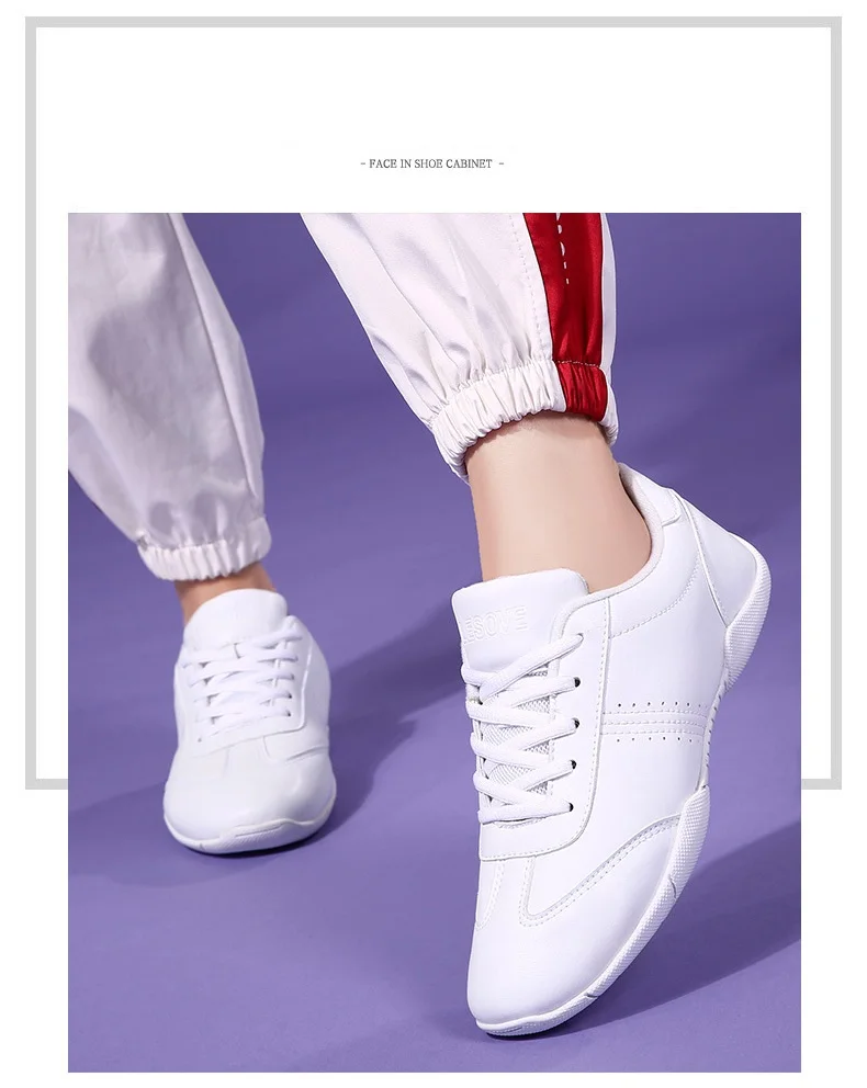 Aerobics Shoes GYM Competition Men Soft Soled Square Dance Special Training Women Cheerleading Fitness Sport Shoes